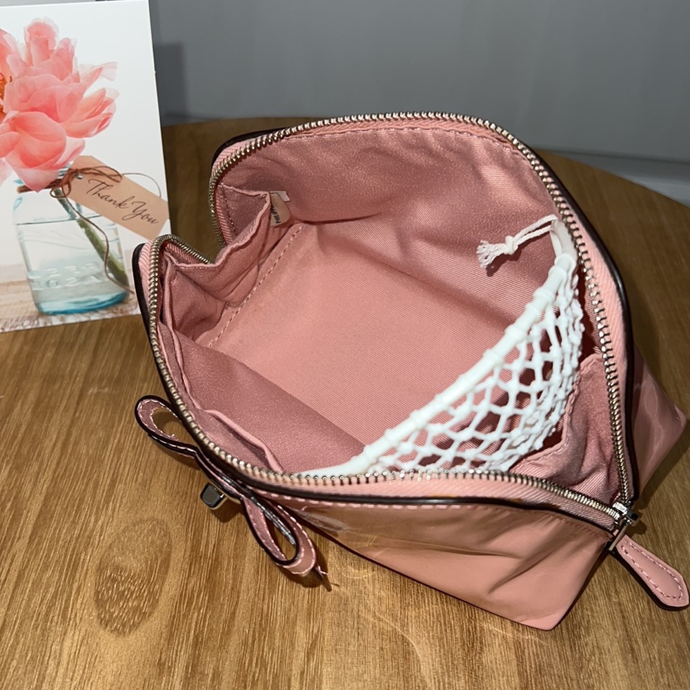 Coach pink cosmetic turnlock bag - Picture 9 of 13